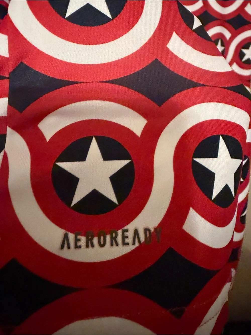 Adidas Marvel Captain America Men’s XL AEROREADY Shirt NWT